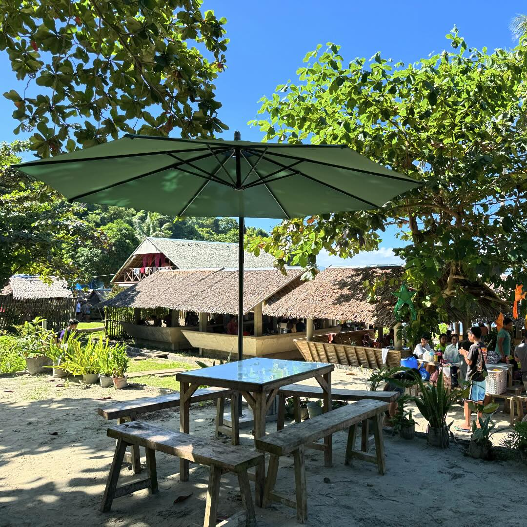 Table with Umbrella